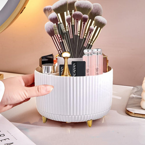 Modern 360 Rotating Makeup Cosmetic Brushes Holder