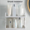 Holding Character Wall mounted 2 Layer Shelf Adhesive Wall Storage Rack