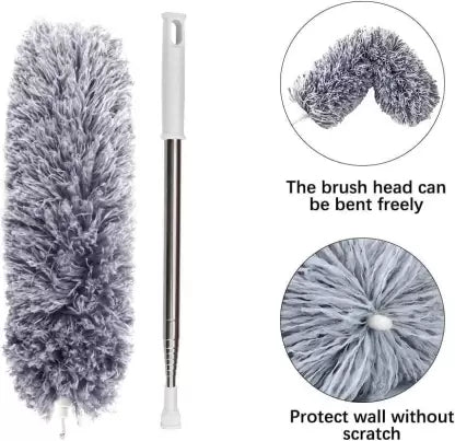 Multipurpose Cleaning Foldable Microfiber Cleaning Duster Brush Microfiber Wet And Dry Brush