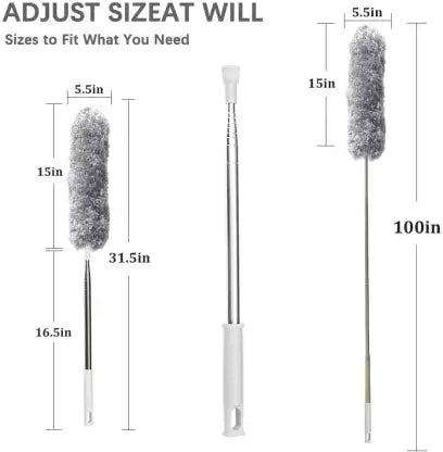 Multipurpose Cleaning Foldable Microfiber Cleaning Duster Brush Microfiber Wet And Dry Brush