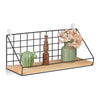 Wall Mounted Checks & Boxes Wall Shelf Storage Rack Organizer