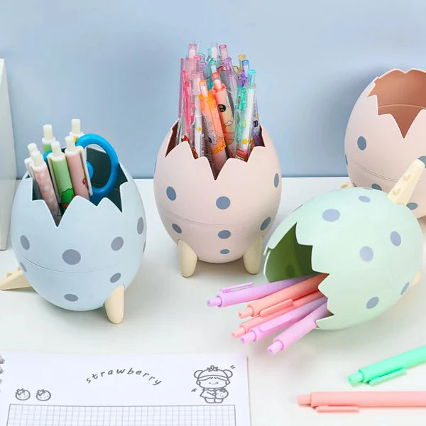 Cute Dinosaur Egg Detachable Pen Holder