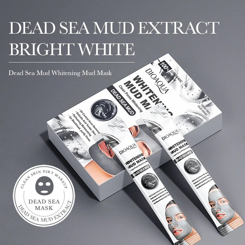 Bioaqua Dead Sea Mud Clean Pores Whitening Mud Mask 8g x 10Pcs