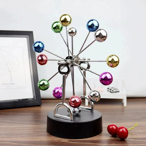 Magnetic Ferris Wheel Ornaments Perpetual Motion Physics Science Toy Newton Pendulum Perpetual Motion Cradle