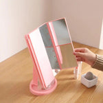 24 LED Touch Dimmable Sensor Foldable Led Mirror with 2 & 3X Magnification