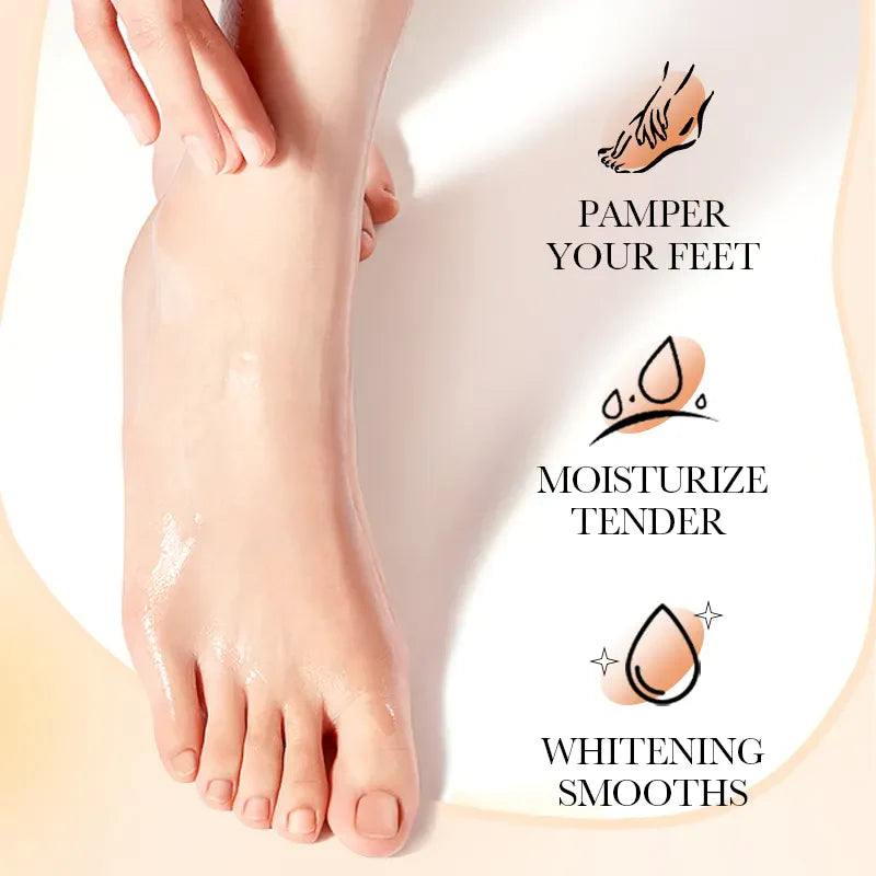 SADOER Vitamin C Skin Care Dark Skin Lightening &amp; Whitening Moisturizing Foot Mask