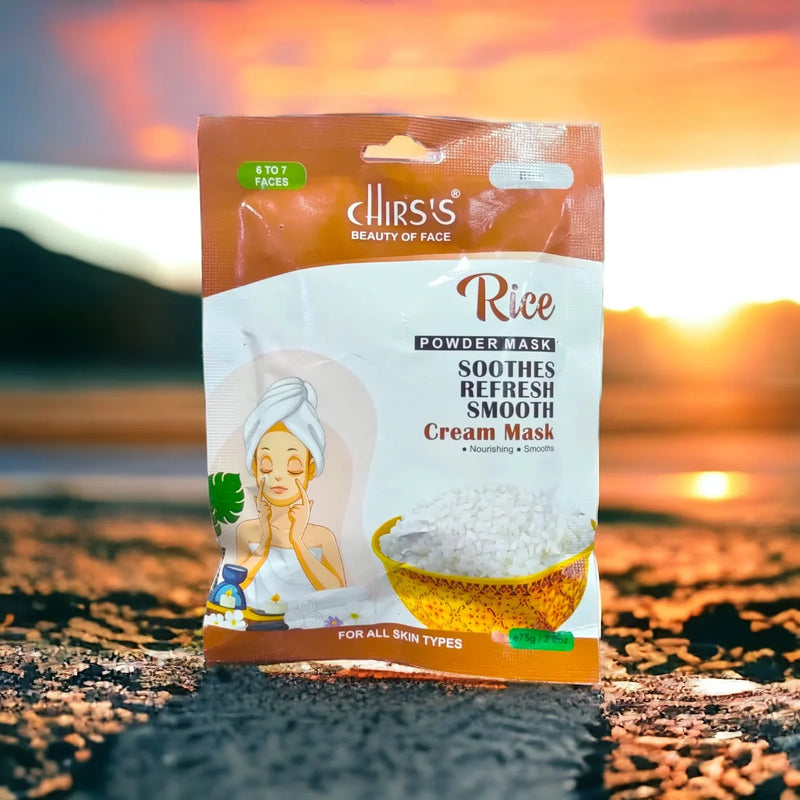 CHIRS'S Rice Powder Mask Soothes Refresh & Smooth Skin 75gm