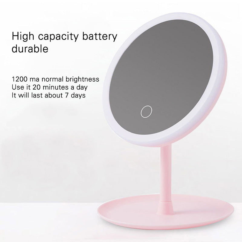 Makeup Mirror With White LED Light Vanity Mirror Touch Screen 3 Modes Mirror