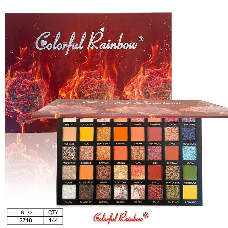 Colorful Rainbow 40 Color Eyeshadow Palette