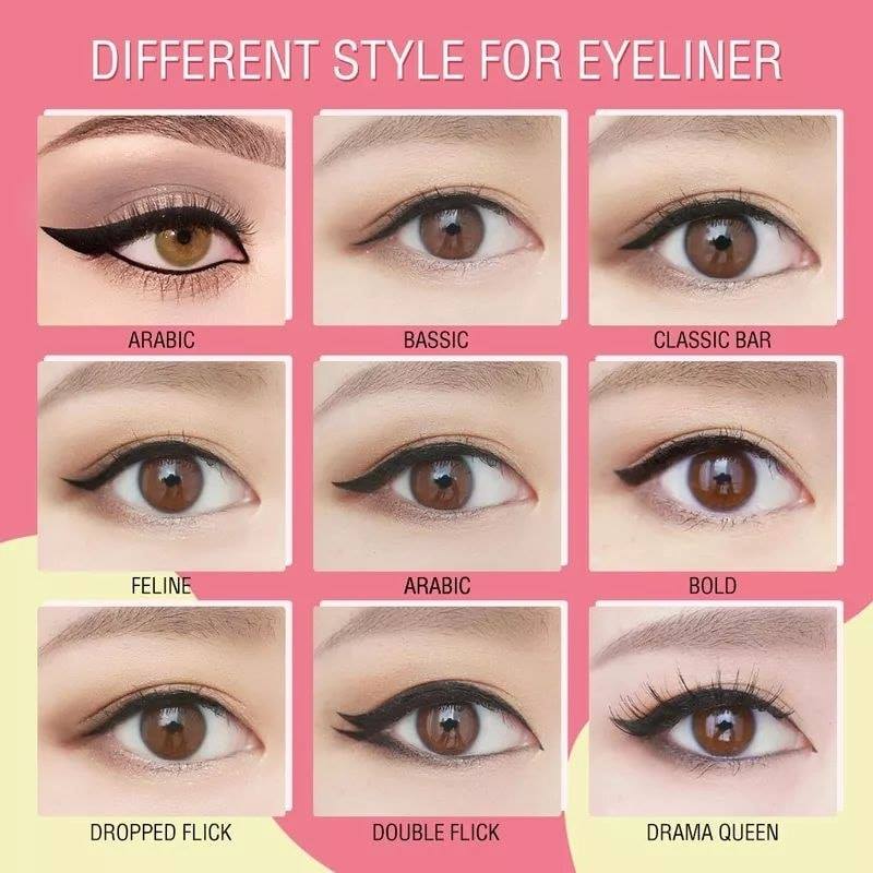 Pink Flash Water Proof Easy Eyeliner