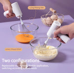 USB Electric 2 in 1 Wireless Beater Handheld Mixer Blender