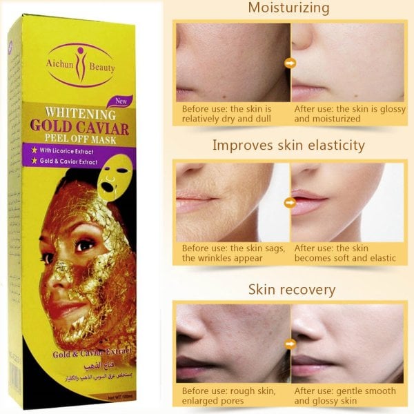 Aichun Beauty Glowing Gold Caviar Peel Off Mask