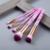 Marble Design Makeup Brush Set Pack Of 10Pcs