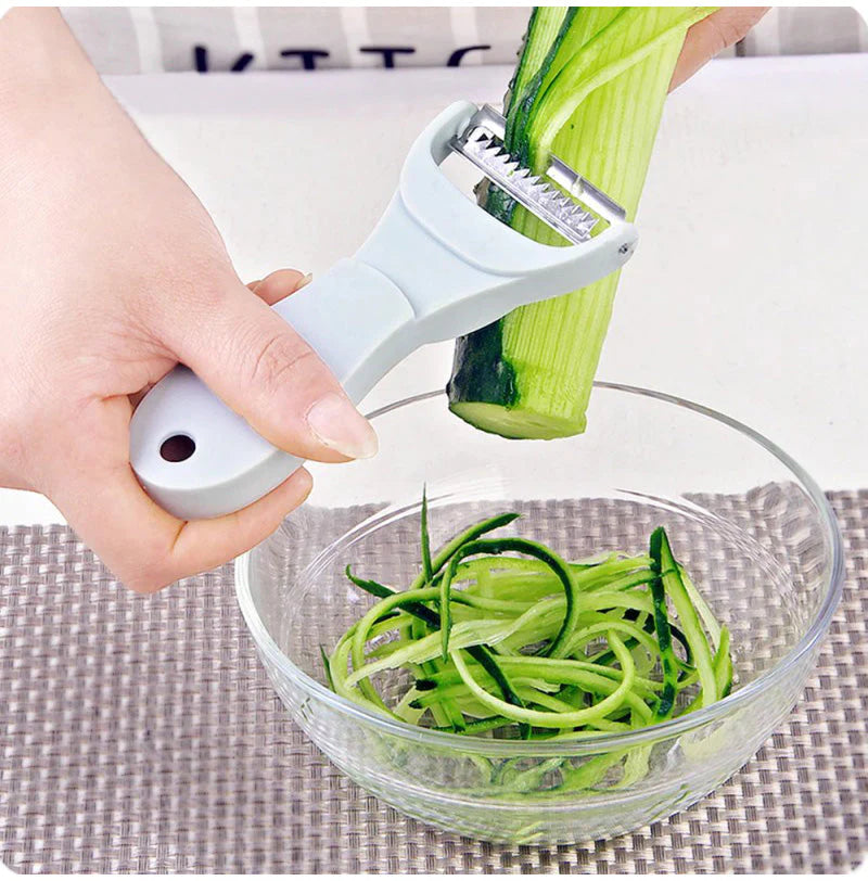 Imperial Manual Water Pump + 2 In 1 Fruit Peeler Knife + Anti-Splash Water Saving Shower + Food Bag Sealing Clips + Wire Brush Kitchen Tools Set Of 3