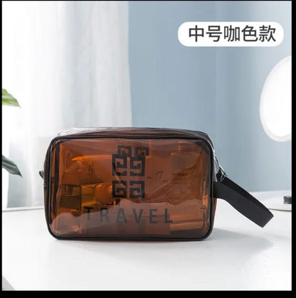 Portable Transparent Easy To Travel Storage Bag Cosmetic Bag Makeup Bag Waterproof