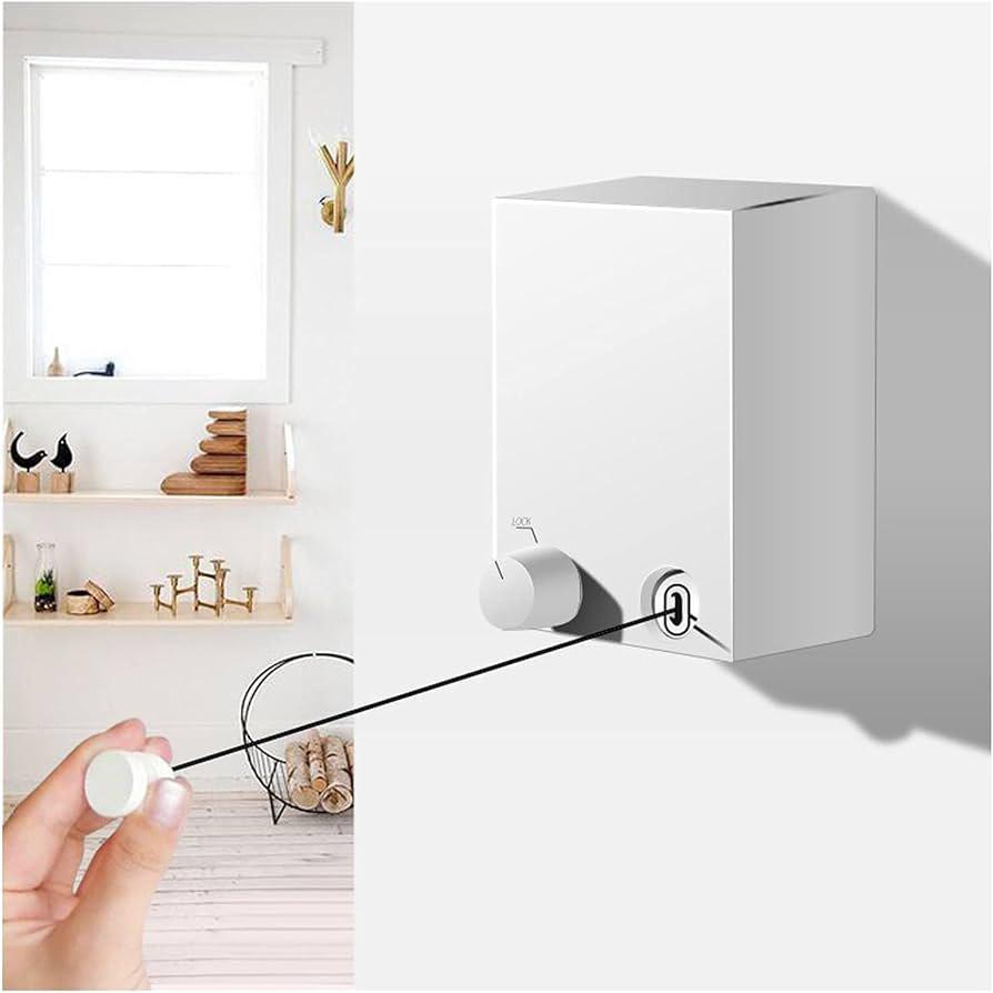 Telescopic Clothesline Wall Hanger