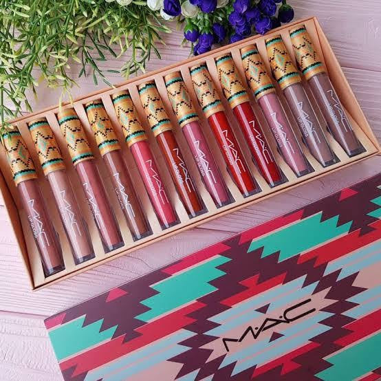 Mac 12 Pcs Lip Gloss Set