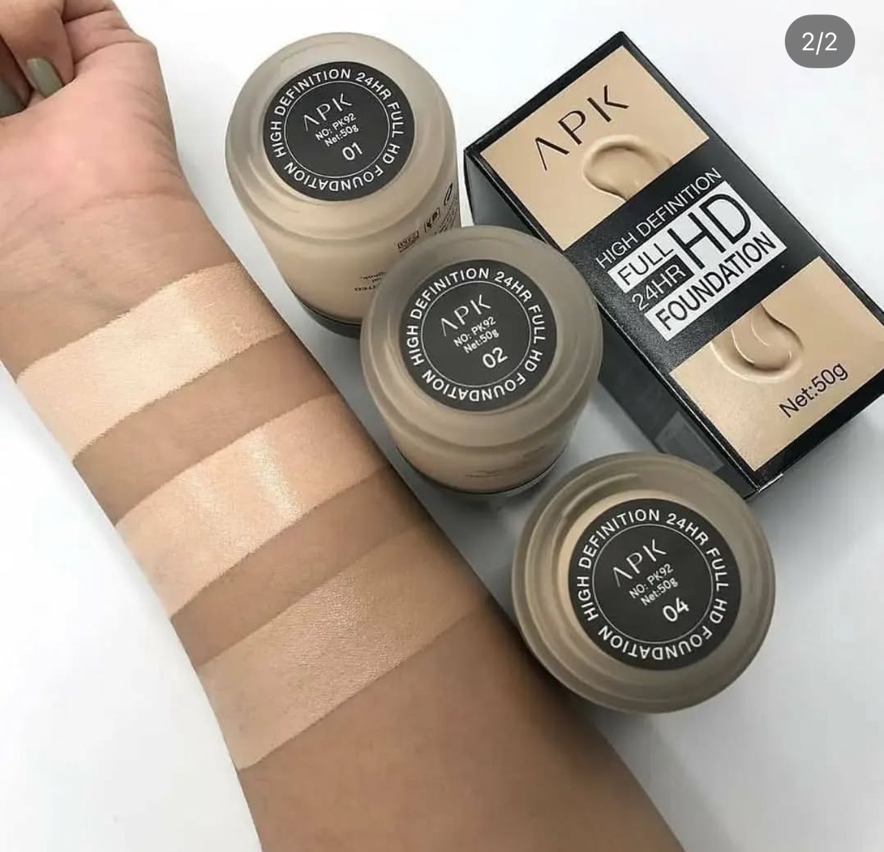 APK High Definition Full HD 24HR Foundation 50g