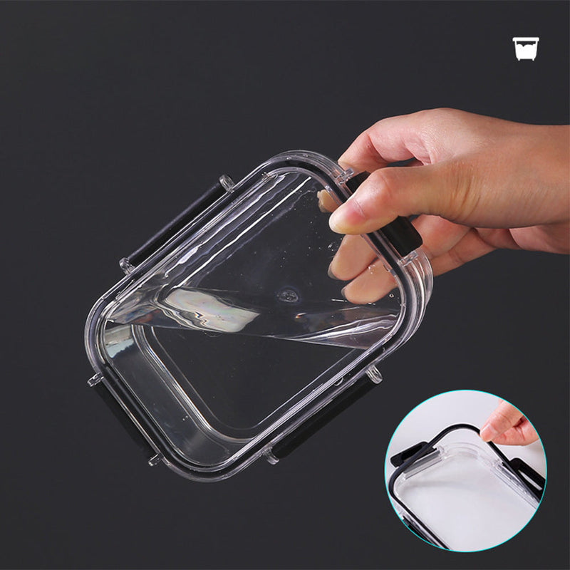 Transparent Food Container Storage Box 3pcs Set