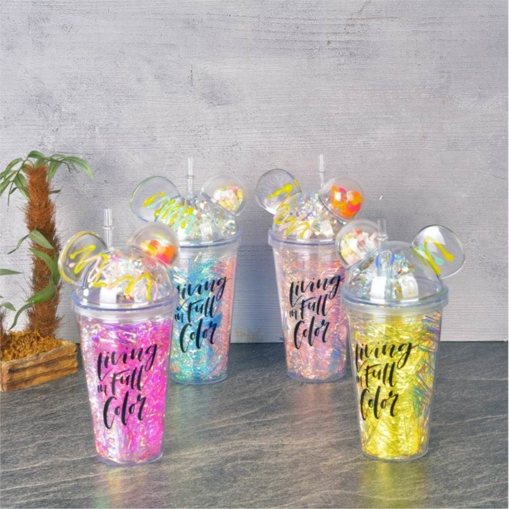 Living In Full Color Cute Creative Drinking Water Sipper Cup