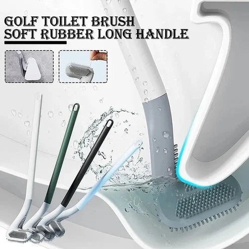 Golf Stick Shape Silicone Toilet Brush