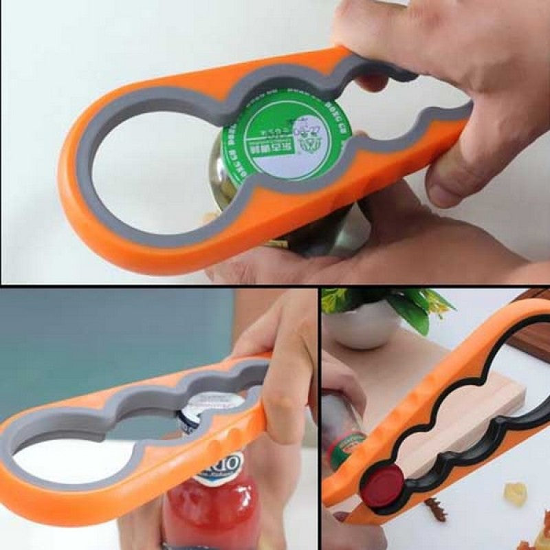 Multifunctional 4in1 Jar Openers Can Bottle Opener Quick Lid Off Opener