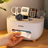 Multifunctional Ecco Tissue Box With Remote Mobile Glasses And Pen Holder