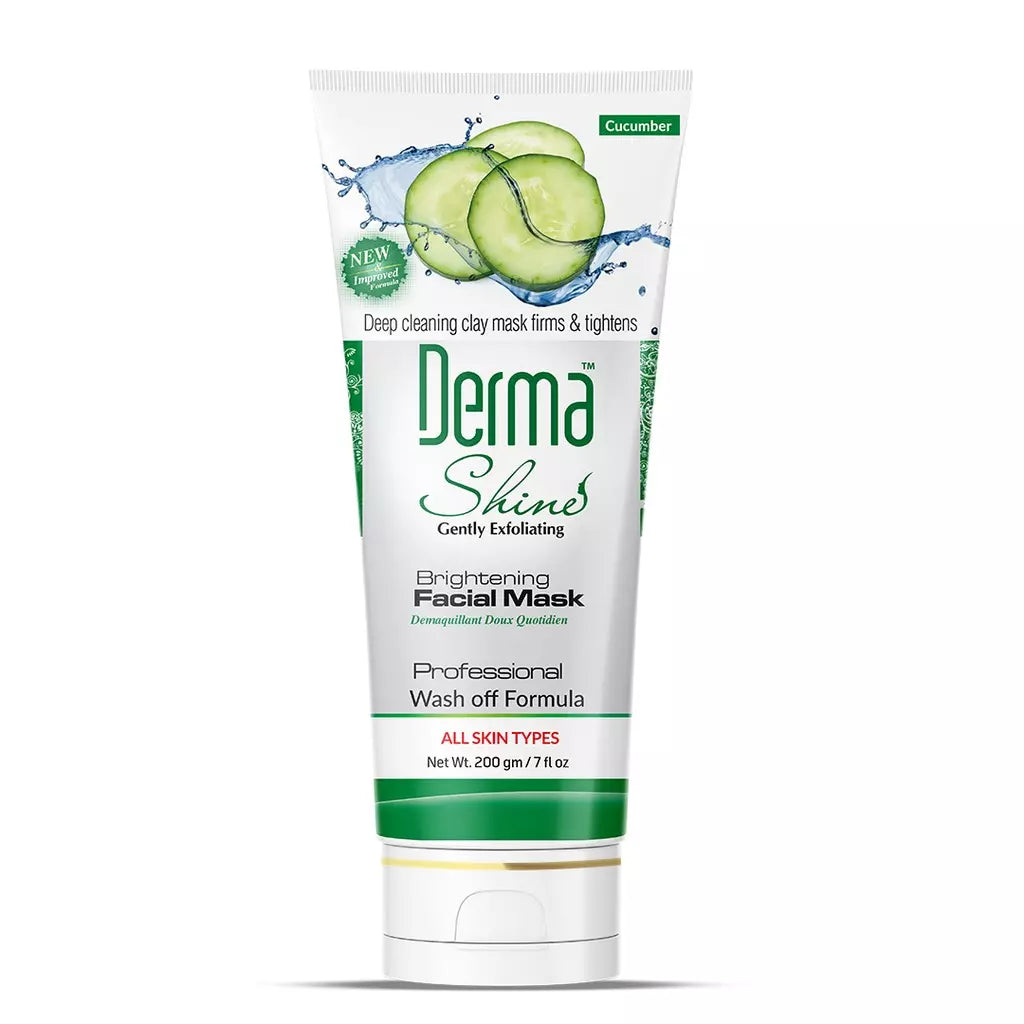 Derma Shine Cucumber Brightening Facial Mask 200g