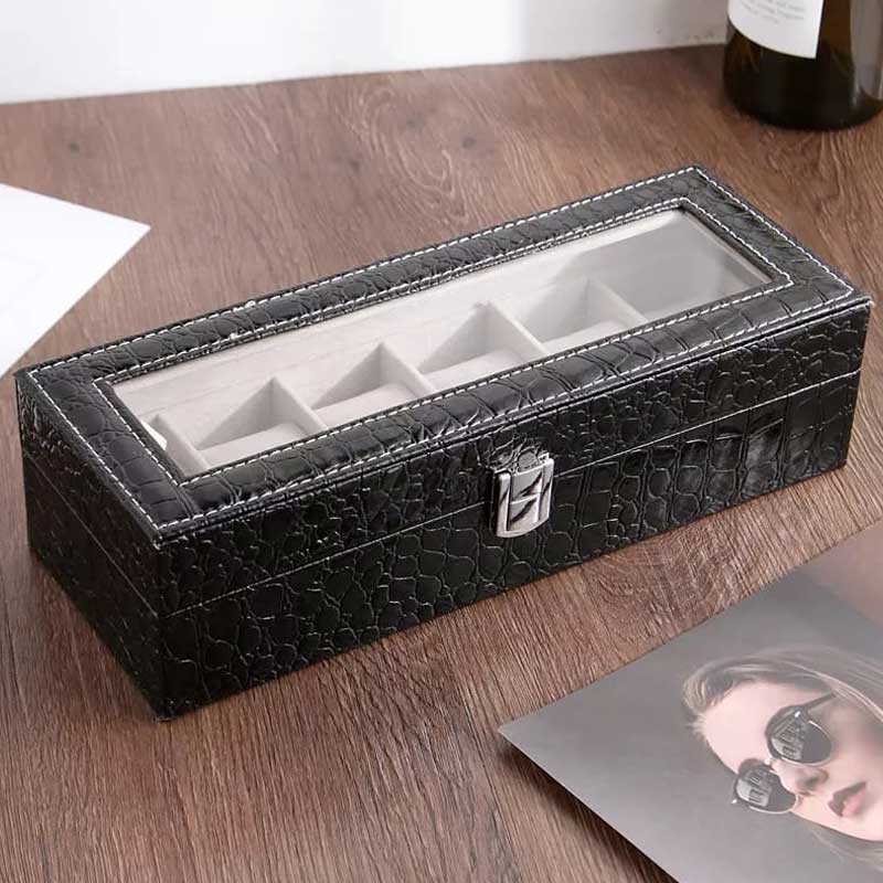 Watches Box PU Leather Watches Storage Box