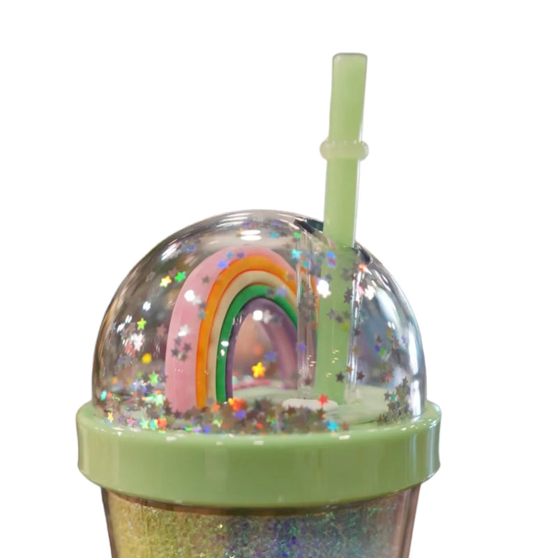 Double Layer Rainbow Sipper Bottle