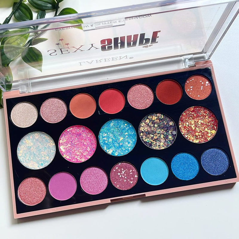 Sexy Shape Matte Shimmer Glitter 19 Colors Eyeshadow Palette