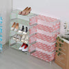 5 Layer Non Woven Fabric Oxford Shoe Rack Shoe Shelf Organizer