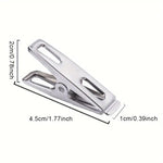 Stainless Steel Clothes File Clips Laundry Drying Clips Pack Of 20Pcs