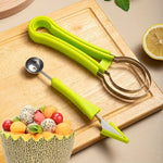 3in1 Stainless Steel Fruit Scoop Cutter Set