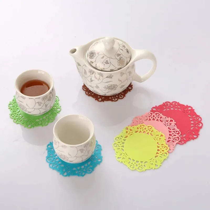 Silicone Tea Mat 6Pcs Set