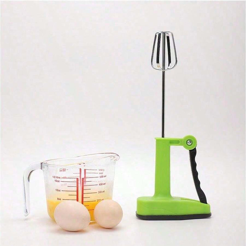 Semi Automatic Mini Handheld Manual Egg Beater Food Cream Mixer