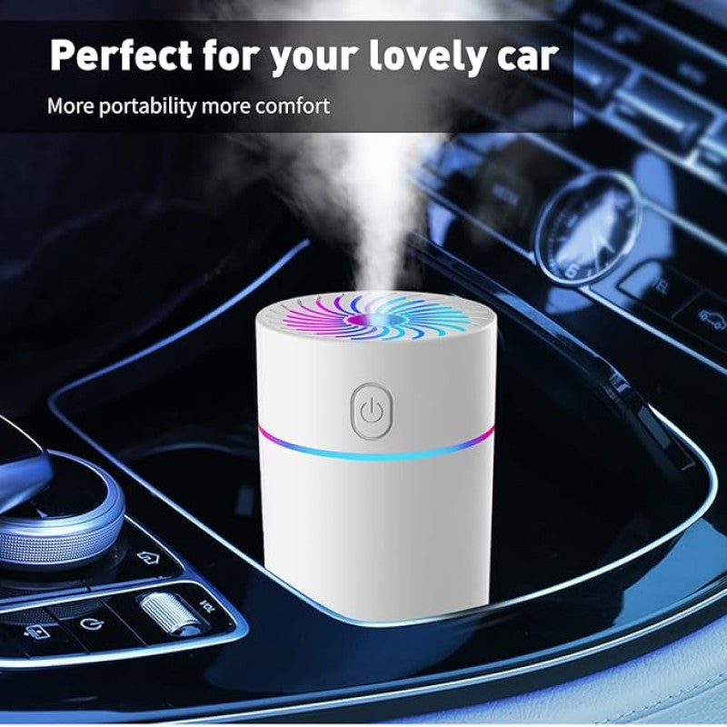 Car Humidifier Colorful Small Humidifier Portable Car Air Diffuser Stylish Humidifier For Car Air