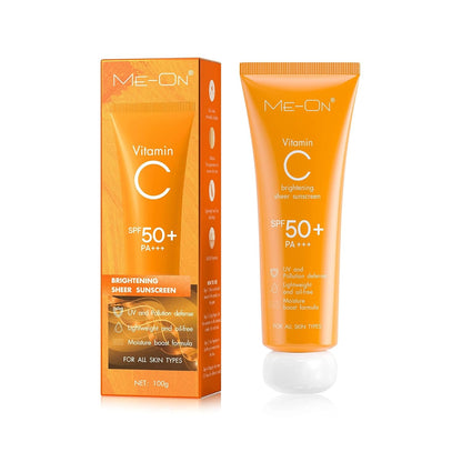 Me-On Vitamin C Brightening Sheer Sunscreen SPF 50+ Pa+++ Sunblock