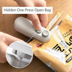 2in1 Rechargeable Mini Bag Sealer Magnetic Snack Sealer