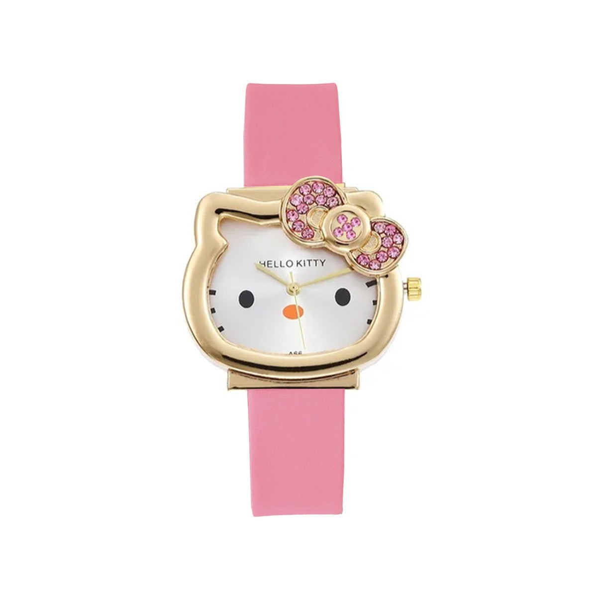 Kitty Cute Rubber Straps Watch