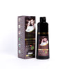 CHIRS'S Professional Hair Color Shampoo 3 In 1 For Hair Beard And Moustache 200ml - Dark Brown