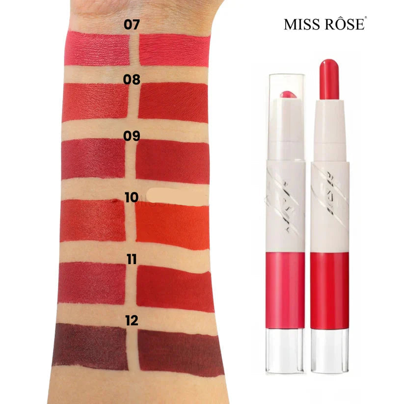 Miss Rose Two-Way Lipstick & Gloss