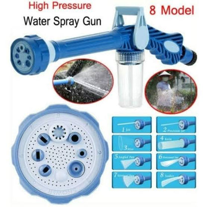 8 Nozzle Water Cannon Cleaning Soap Dispenser Pump Spray Automobile Washer