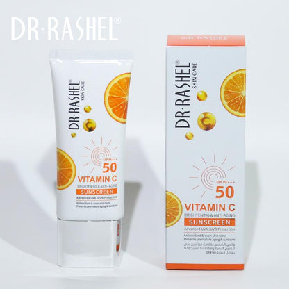 Dr Rashel Vitamin C Brightening & Anti Aging Suncream Sunscreen SPF50 - 50GM