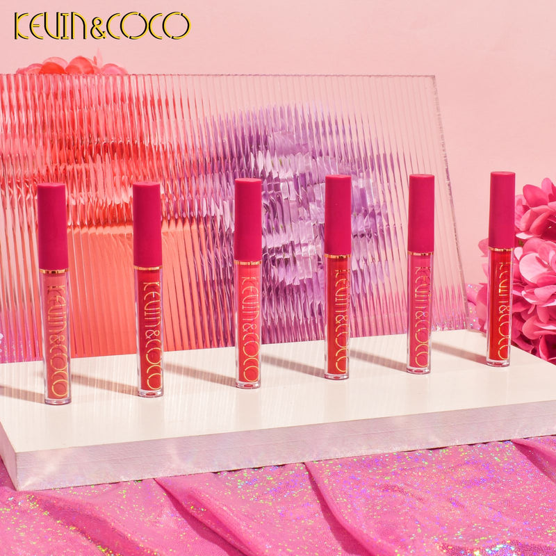 KEVIN & COCO Matte Liquid Lipstick Set of 6Pcs