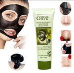 OLIVE WITH MILK WHITENING BLACK MASK FACIAL BLACK MASK