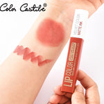 Color Castle Matte Velvet Fashion Color Long Lasting Lip Gloss 6Pcs Set