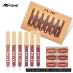 KS-One Pack Of 6Pcs Matte Lip Gloss Set