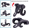 Multifunctional Portable Swivel Car Seat Back Hook Seat Clip Holder