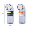 0.5 Gram Measurement Click Spice Bottle Spice Bottle Salt Shaker Dispenser 3pcs Set With Stand